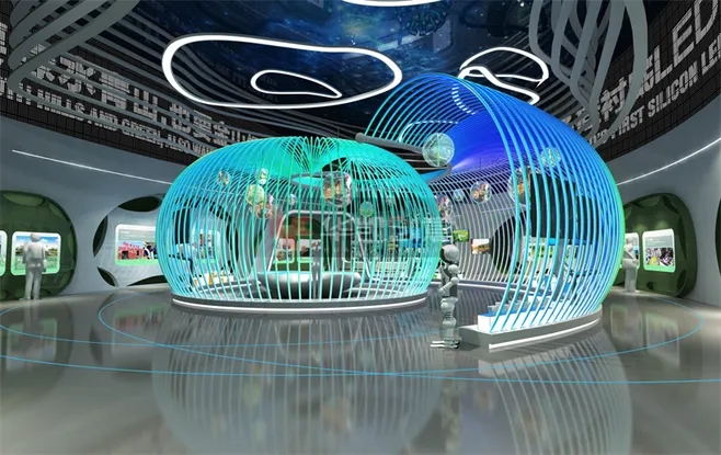 展廳設(shè)計(jì) ，展廳 ，鑫時(shí)空